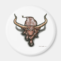 Longhorn Refrigerator Magnets