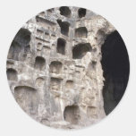 Longmen grottos, Luoyang, China Round Stickers