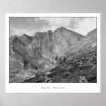Longs Peak Beautiful Rugged Rocky Mountain Print