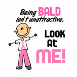 Look At Me Breast Cancer Stick Figure t-shirts