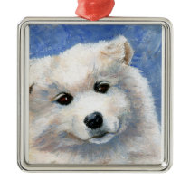 Look At That Face Puppy Christmas Tree Ornaments