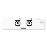 Look of Disapproval Bumper Sticker