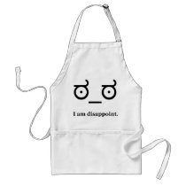 Look of Disapproval Disappoint Aprons