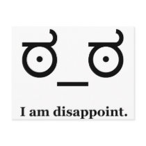Look of Disapproval Disappoint