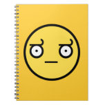 Look of Disapproval Smiley Face Spiral Note Book