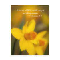 Look to the LORD and his strength; seek his face a Postcard