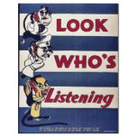 Look Who's Listenings flyers
