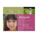 look who's turning four • Birthday Invitation postcards