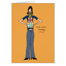 Look whose birthday it is Greeting/Note Card