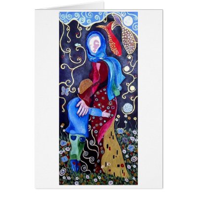 Looking Back Card by amywiechmann