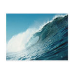 Looking into the eye of a breaking wave postcards