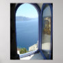 Looking Out in Santorini Print