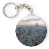 Looking South from Top of the Rock New York City Key Chains