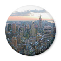 Looking South from Top of the Rock New York City Magnet