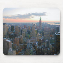 Looking South from Top of the Rock New York City Mousemat