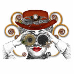looking steampunked steampunk dude photo sculptures