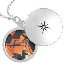 Looming Cello locket