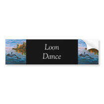 Loon Dance Bumper Sticker