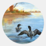 Loon Dance II Sticker