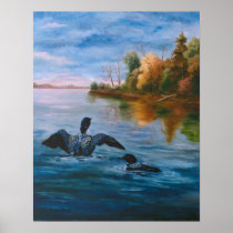 Loon Dance Poster