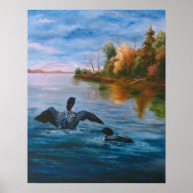 Loon Dance Poster