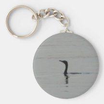 Loon on the Lake Key Chain