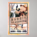 Looney Tunes Rabbit Seasoning Posters