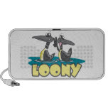 loony loons bird cartoon travel speaker