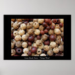 Loose Beads Series - Vintage Wood Print