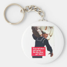 Loose Lips 1 Keychains