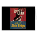 Loose Lips Might Sink Ships cards