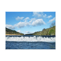 Lopwell Dam - Dartmoor. Stretched Canvas Prints