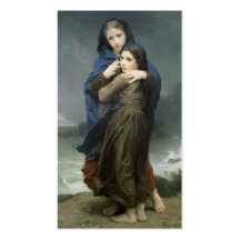 L'Orage (The Storm) William-Adolphe Bouguereau Business Card Template
