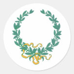 lorbeerkranz laurel wreath stickers