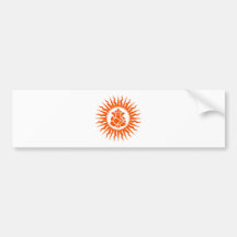 Lord Ganesha Sign Bumper Stickers