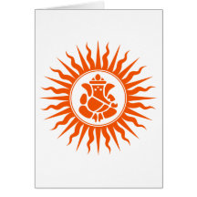 Lord Ganesha Sign Card