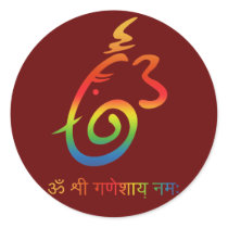 Lord Ganesha Sign Sticker