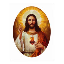 Lord Jesus Christ and the Sacred Heart Postcards
