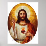 Lord Jesus Christ and the Sacred Heart posters