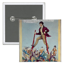 Lord John Stalking over the Boroughmongers Pinback Button
