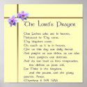 Lord's Prayer Poster posters