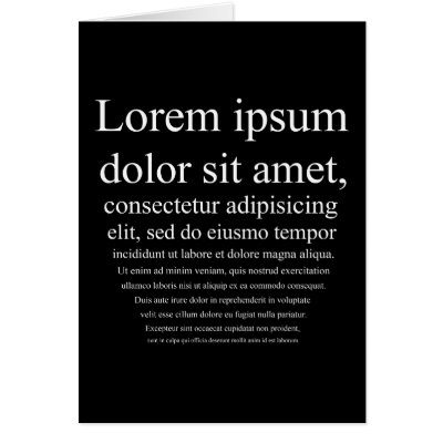 Lorem Ipsum Cards by toxiferous