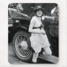 Los Angeles Bather, early 1900s Mouse Pads