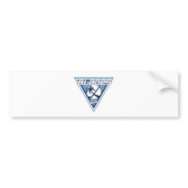 Los Angeles Blades Ice Hockey Team Logo Bumper Sticker