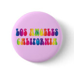 Los Angeles CA 60s Tie-Dye buttons