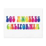 Los Angeles CA 60s Tie-Dye postcards