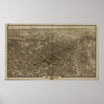 Los Angeles California 1909 Panoramic Map