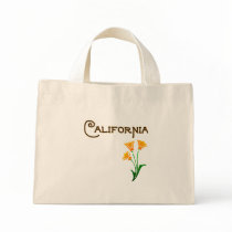 Los Angeles California Poppy Deco Tote Bags