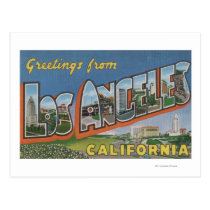 Los Angeles, CaliforniaLarge Letter Scenes postcards