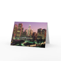Los Angeles Night Lights Card